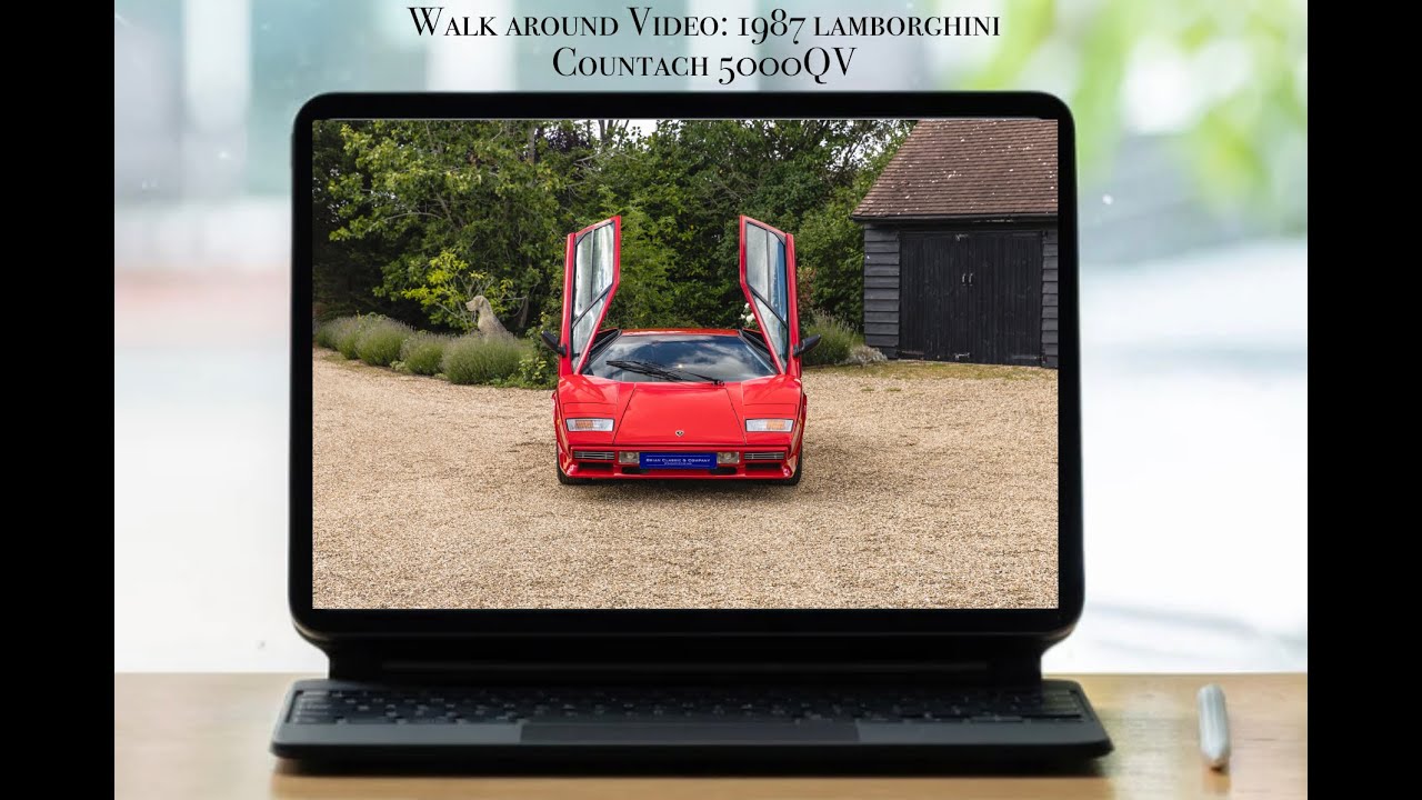 Video preview of Lamborghini Countach LP 5000 S QV (1987)
