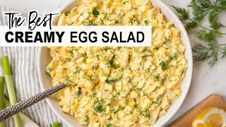 CLASSIC EGG SALAD | the best egg salad recipe + ways to serve it!