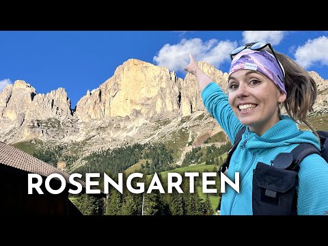 Genialer Klettersteig über den Rosengarten in den Dolomiten in Südtirol