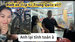 Nói về  VIỆC lo HỌC HÀNH cho con trai NHƯ NÀO?Qua Trung Quốc VÁT xe đạp về cho con ? 