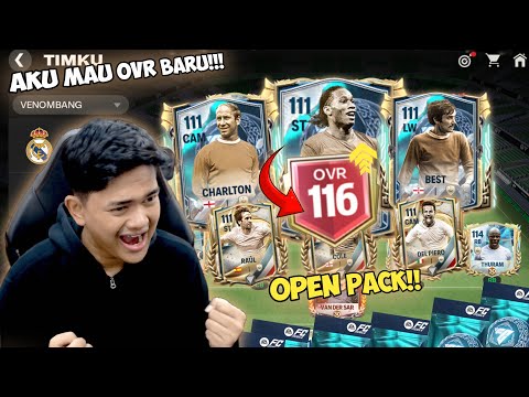AKU TOP UP 40.000 FC POINT! DEMI OVR 116 CARLOS ALBERTO, DROGBA, CHARLTON & BEST! - EA FC MOBILE 25