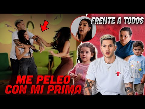 ME PELE0 CON MI PRIMA FRENTE A TODOS 😱 Kimberly Loaiza