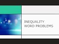 Solving 2-Step Inequalities from Word Problems