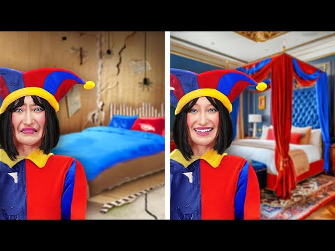 Reich vs. Arm Haus-Makeover-Challenge! Hacks & Bastelarbeiten für das beste Zimmer auf 123 GO!