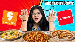 SWIGGY VS ZOMATO Best Rated Food Comparison | Best Chicken Biryani, Best Pizza in Delhi & more