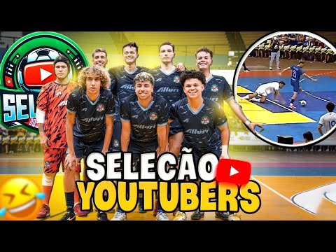 TUDO SOBRE A PRIMEIRA PARTIDA DA SELEÇÃO DOS YOUTUBERS🤩