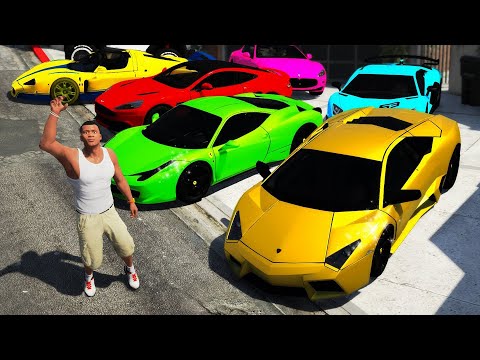 Voetballers Supercars Stelen In GTA 5!