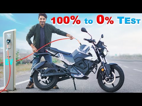 Oben Rorr EZ electric - 100 % to 0% Range Test || Real Life Range