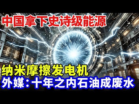 中国拿下史诗级能源，纳米摩擦发电机，一天电能够全球80亿人一年使用，完全无污染！外媒：十年之内石油成废水【科普中国】