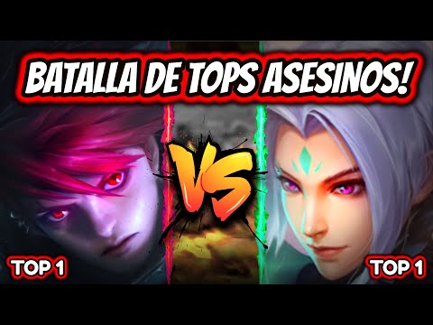 ¡BATALLA FINAL DE ASESINOS TOPS GLOBALES! JULIAN TOP 1 vs LING TOP 1 | MOBILE LEGENDS