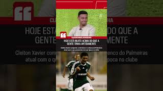 CLEITON XAVIER RELEMBRA PASSAGEM PELO PALMEIRAS! 🐷💚 #shorts