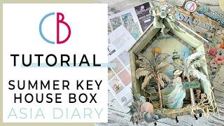 CiaoBella Asia Diary - Summer Key House Box by @ellsartsyworkshop     ​
