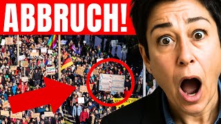 Plötzlich muss Hayali Dreh abbrechen, weil es zu viele AFD Wähler sind!