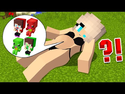 MAIZEN - JJ GIRL PREGNANT in VILLAGE!? - Minecraft Animation JJ & Mikey