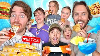 Tasting The Most VIRAL Foods with Shane, Morgan, Spencer, and My Mom!!