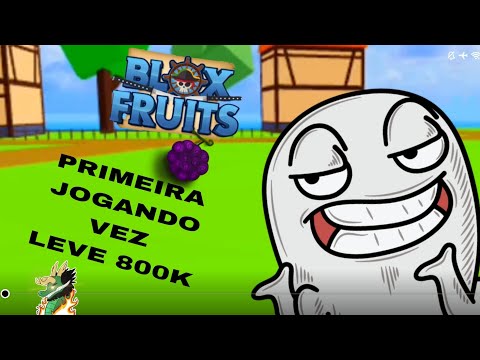 jogando primeira vez bloxfruits no mobile  alcancei leve 800.000  !! 😵