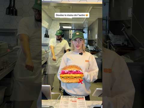 Devine le menu de l’autre 🍔