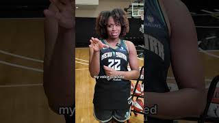 Passing the Libs the aux 🎶💘 #nyliberty #wnba #lovesong