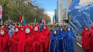 YouTube video thumbnail: Tens of Thousands Urge EU for Climate Action at Brussels Demonstration