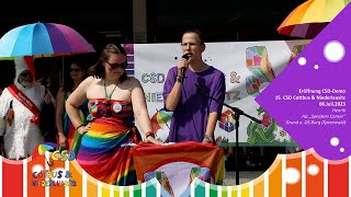 15. CSD Cottbus & Niederlausitz | 2023 - Redebeitrag Henrik