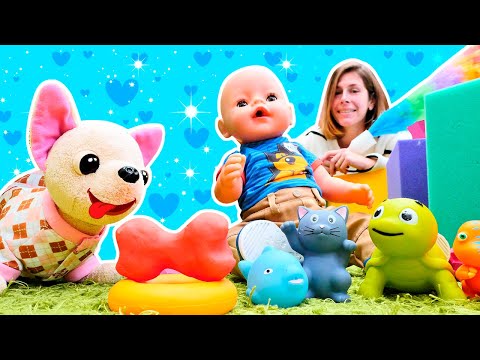 El bebé Pablito y su perrito Loli. Videos de juguetes para niños