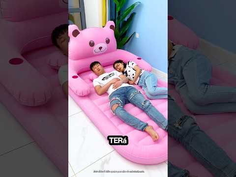 🛏️Adeus, cama velha! Olá, colchão de ar de Nova York 🤯😍#shorts