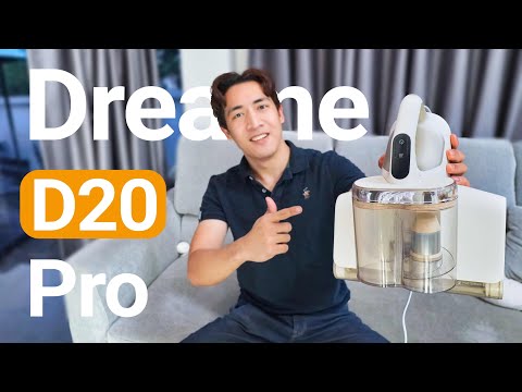 รีวิวDreameD20Proเครื่องดูดไรฝุ่นผสมเตารีดมีแสงเขียวพร้อมลมร