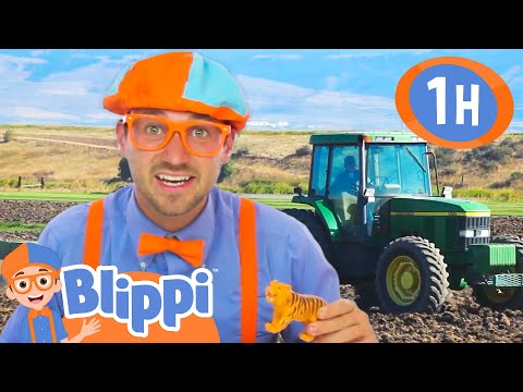 Learn the Letter T with Toys and Tractors! | BEST OF BLIPPI LEARNS | Educational Videos for Kids