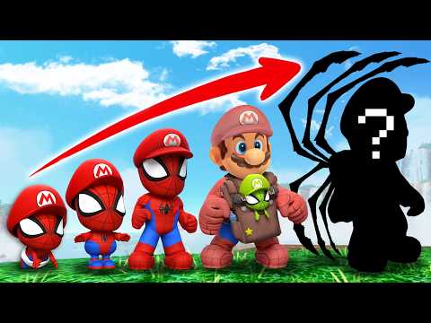 BABY SPIDERMAN to OLD in Mario Odyssey... (Mods)