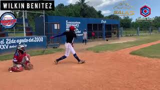 Wilkin Benitez OF Clase Enero 15 2027. 6'2 HT .WT 170. Agente : Randal Salas / Chavo.