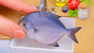 1000+ Delicious Seafood Recipes 🍋 Grilled Whole Fish with Lemon & Herbs in Tiny Kitchen