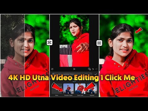 Trending 4K Video Editing In Capcut | Ultra HD Quality Video Editing In Capcut | Video Editing