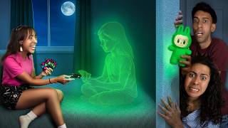 We Caught Our Sister Talking to a Ghost!