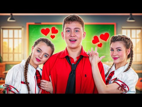 ¡Los Nuevos Chicas de la Escuela se Enamoraron de One Crush! ¡Me Peleé con mi Amiga por un Chico!