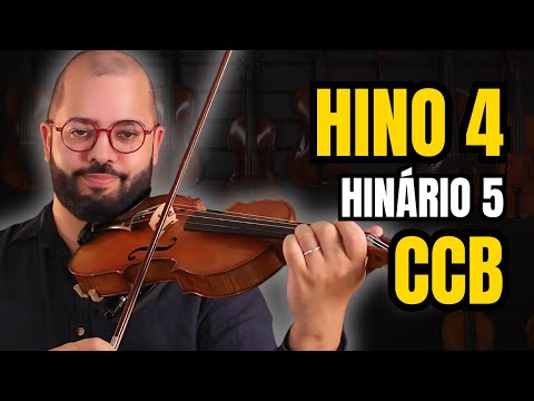 Hino 4 da CCB no Violino | Hinário 5 | Pra Tocar Junto