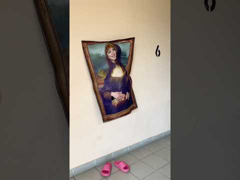 Magical painting left the house