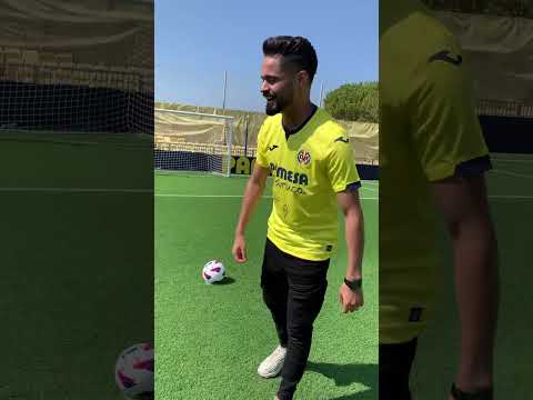 تحديت المغربي لاعب برشلونة السابق وفياريال الحالي 😁🔥 #GameOnLaliga