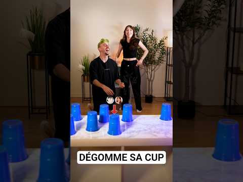 NOUVEAU JEU : Qui dégommera la CUP de l'autre ? 😈 ft. Fantazia #shorts #duo #challenge #cup #edit