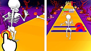 Spooky Run - Spooky Skeleton Hallowen Man Run - All Levels iOS Android GamePlay #15