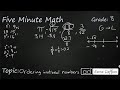 Estimating Square Roots and Ordering Numbers