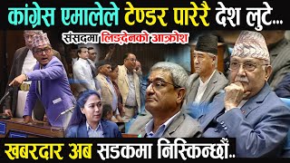कांग्रेस एमालेले टेण्डर पारेर देश लुटे - खबरदार अब सडकमा निस्किन्छौँ Rajendra Lingden | Samsad News