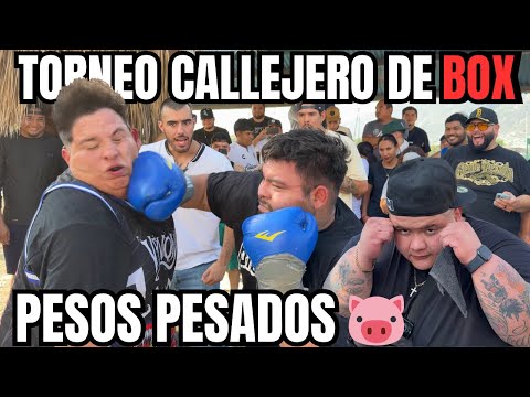 Gorditos se Enfrentan en el Torneo de Boxeo CALLEJERO más ÉPICO