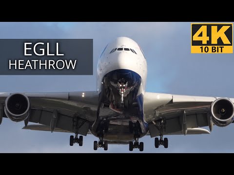 Crosswind Landings at Heathrow | Spectacular Aircraft Approaches