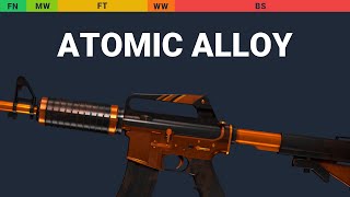 M4A1-S Atomic Alloy Wear Preview