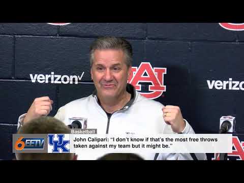 John Calipari comments after the loss to Auburn