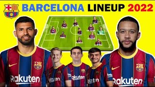 Barcelona Starting Lineup With Transfer! Featuring Aguero | Delay | La liga 21/22 | Nexton Sports