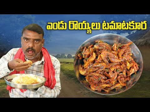 Yendu Royyala Tomato Curry | Prawn Curry Recipe | Tomato Curry | Tomato Curry in Telugu