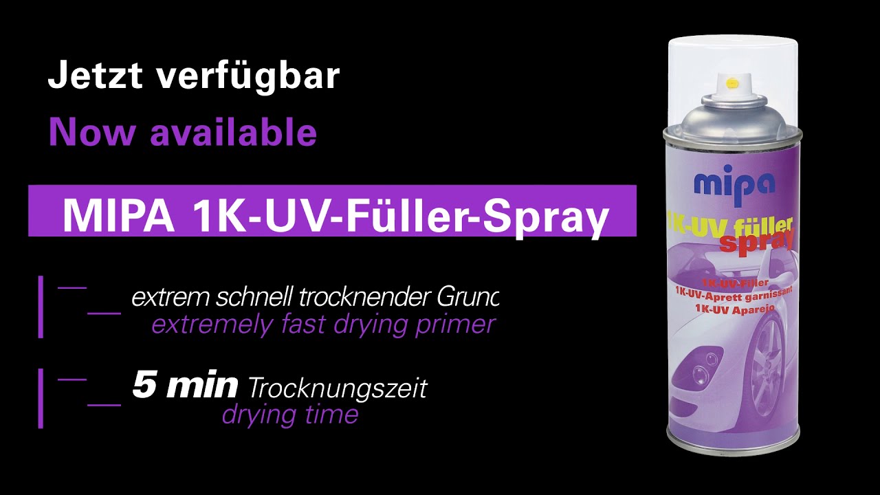 Mipa 1K-UV-Füller-Spray