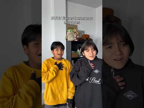 Los hermanos mayores son los más malos 😔 #humor