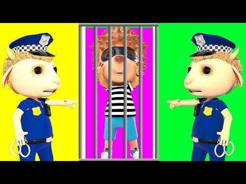 Brave Police Officer And The Little Thief 👮‍♂️🕵️‍♂️ Dolly and Friends Cartoon